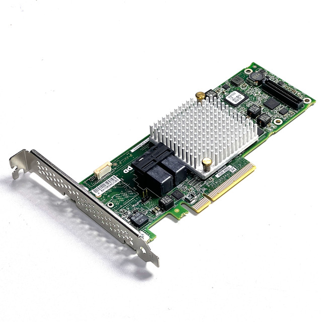 Adaptec ASR-8805 12Gb/s PCIe Gen3 X8 SAS/SATA RAID 0, 1, 1E, 5, 6, 10, 50, 60 Adapter with 8 Internal Native Ports and LP