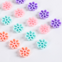 100 Stück/Beutel Einweg-Wimpernkleber-Halter mit 8 Löchern, Blumenförmige Wimpernverlängerungs-Klebertabletts