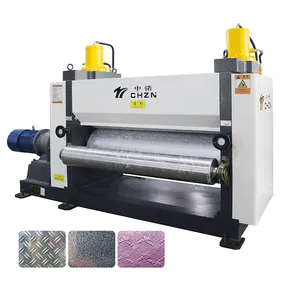 Chzn 0.2-0.5 mét Độ dày rô tấm màu thép máy dập nổi cho thép không gỉ tấm kim loại cuộn dây máy dập nổi