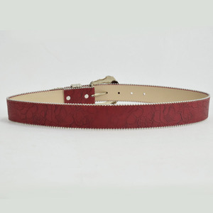 <span class=keywords><strong>Cintura</strong></span> da <span class=keywords><strong>Donna</strong></span> Vintage Stile Punk Hip Hop in PU <span class=keywords><strong>Bordeaux</strong></span> con Catena di Perline e Fibbia Floreale per Jeans - Product Image 4
