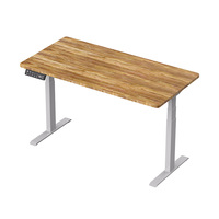 Bureau intelligent moderne réglable en hauteur, table électrique motorisée assis-debout, double moteur, double colonne, bureau de bureau, capacité de charge de 120 kg