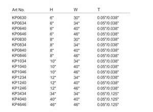 वाणिज्यिक दरवाजा हार्डवेयर दरवाजा सुरक्षा प्लेट स्टेनलेस स्टील ग्रेड 304 दरवाजा लात प्लेट - Product Image 6