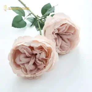 Valentine rose bouquet New design mini branches silk Austin flower for DIY floral arrangements