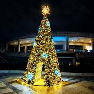 Slim Pencil Christmas Tree with LED <b>Lights</b> Pre Lit Artificial Tree for Indoor Home Hotel Decoration - Product Image 1