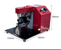 Machine de production du cuir, machine à peinture à jet d'encre pour le coloriage des bords du cuir à une seule face, machine à huiler les bords du cuir