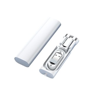 Đa chức năng <span class=keywords><strong>5</strong></span> trong 1 Di động Cáp dữ liệu đa chức năng hộp lưu trữ phổ sạc thiết bị-Type-C Micro USB-A tương thích - Product Image 1