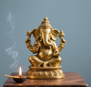 Trang Trí Nội Thất Kim Loại Nghệ Thuật Ấn Độ Phật Ghế <span class=keywords><strong>Brass</strong></span> Bronze Ganesha Tượng Bán Buôn R Bronze Hình Bức Tượng - Product Image 2