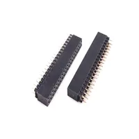 40 broches 2.54mm 0.10 "Pitch 2x20 Position double rangée PCB femelle Header Through Hole Straight Strip PC104 Spacer Height 11.0mm IPC