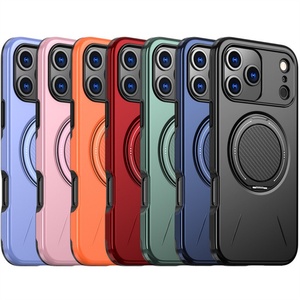 Nueva Funda para iPhone 17 Pro Max con Soporte Magnético de 360 Grados, Apta para iPhone 17 AIR, Funda Protectora Antigolpes - Product Image 2