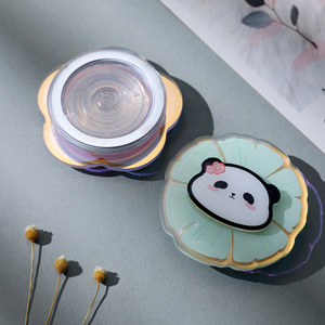 Panda Flower Design Acrylic <b>Phone</b> <b>Holder</b> Desk Stand PP Material Cute Animal Pattern Decorative Mobile Support - Product Image 1
