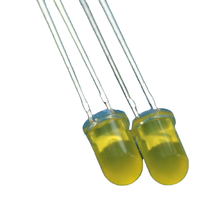 Meilleur prix, LED 5 mm rouge, vert, bleu, super lumineuses, à montage traversant, 5 V, diodes LED pour signalisation routière