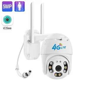 كاميرا ذكية Icsee Cam Cctv لاسلكية أمان واي فاي كاميرا 5MP رؤية ليلية كشف الحركة 4G OEM كاميرا داخلية H.265