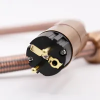 Câble d'alimentation haut de gamme pour amplificateur CD, prise EU, câble HIFI AC, câble d'alimentation EU Schuko
