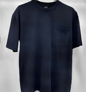 Men's <b>Plain</b> Dyed heavyweight t shirt O-Neck T-Shirt Regular Fit Solid Color Casual Wear Black <b>White</b> Jersey Knitted <b>tshirt</b> - Product Image 1
