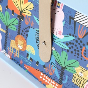 <b>Large</b> Capacity Kids Birthday Festival <b>Gift</b> <b>Box</b> - Creative Thickened Gold Foil Stamped Paper Printing Flip Case - Product Image 5