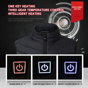 In Stock Smart Heated Vest Usb Rechargeable Battery Men <strong>Work</strong> Thermal <strong>Body</strong> <strong>Warmer</strong> Plus Size 9 Heating Zones Heated Vest - Product Image 4