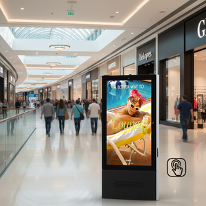 Affichage LCD pour kiosque <span class=keywords><strong>public</strong></span> extérieur, haute luminosité, étanche IP65, écran tactile, signalisation numérique publicitaire commerciale - Product Image 3