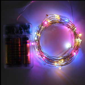 1/2/3/5/10/20/M RGB Copper Wire Lamp With 16 Colors <strong>Remore</strong> USB LED String Flower Wreath Wedding Christmas Decoration Lamp - Product Image 6