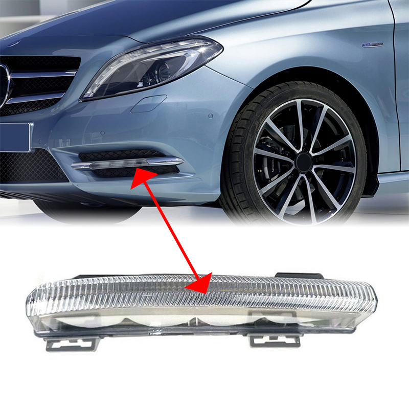 thumbnail image 2 of LED Fog Lamp Daytime Running Light For Benz B Class W242 W246 Left 2 of 13
