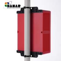 Boîtier de jonction étanche IP68 en ABS BWP 10222-A, boîtier électronique en plastique à montage mural pour extérieur