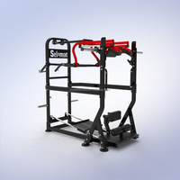 Machine d'entraînement de la force en acier de qualité commerciale réglable Max Lunge Pro, machine d'entraînement des hanches, équipement de fitness pour salle de sport