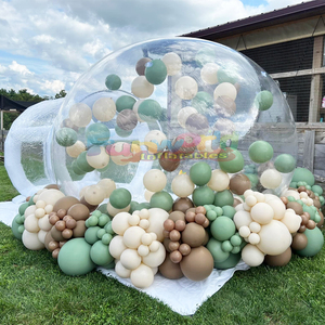 Tienda burbuja inflable transparente para fiestas, domo transparente, casa de brinco inflable para niños - Product Image 5