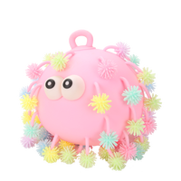 Décompression TPR 2024 OEM jouets à presser mignon neige moelleux balle anti-stress led fidget jouets pour enfants