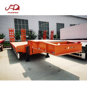Remorque surbaissée FUDENG à 3 essieux, 60 tonnes, suspension mécanique, en acier, avec rampe, à <span class=keywords><strong>prix</strong></span> réduit - Product Image 3