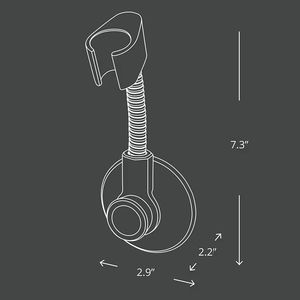 Support <span class=keywords><strong>de</strong></span> <span class=keywords><strong>pommeau</strong></span> <span class=keywords><strong>de</strong></span> <span class=keywords><strong>douche</strong></span> flexible HOMEDEC, support mural réglable à <span class=keywords><strong>ventouse</strong></span> pour salle <span class=keywords><strong>de</strong></span> bain - Product Image 6