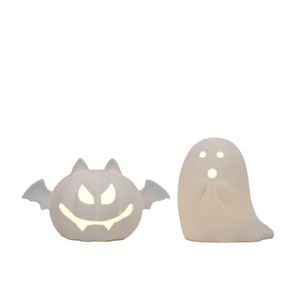 Decorazione festa di <span class=keywords><strong>Halloween</strong></span> fantasma zucca ornamenti in ceramica scultura interna decorazione - Product Image 1
