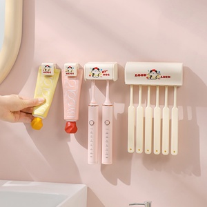 Wall-mounted Bathroom Hanging <b>Hook</b> <b>Clip</b> for Facial Cleanser Toothpaste Towel Keys Home Toothbrush Storage Organizer for Shower - Product Image 1