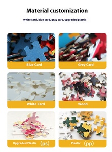 Votre Fabricant OEM de Puzzles 1000 Pcs Impression sur Mesure Pelliculage Brillant <span class=keywords><strong>Carton</strong></span> Blanc 380x260mm pour Éducation Cadeaux - Product Image 4