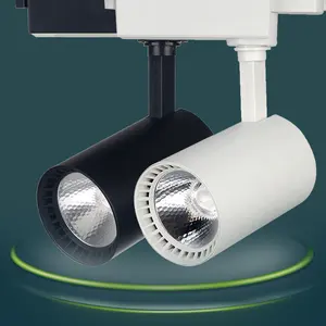 Nouveau cadre amovible industriel grange Con Riel 4 fils 3 phases Celling 12W 30W projecteur Trilho Spot Led éclairage sur rail linéaire