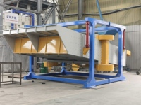 Industrielle Holzfaser-Vibrationssortiermaschine Vibrierender Holzspäne-Siebapparat