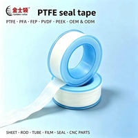 Ruban PTFE d'étanchéité haute densité anti-fuite pour plombier, pour le jointement des tuyaux d'eau, de gaz et d'huile, 0,1 mm, largeur personnalisée