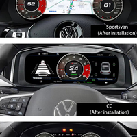 Combiné d'Instruments Virtuel Tableau de Bord Numérique Écran LCD pour Volkswagen VW Golf7 MK7 GTi 2012~2020