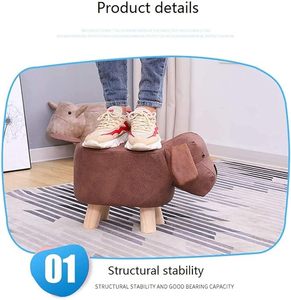 Chaise de canapé pour enfants tabouret de <span class=keywords><strong>chiot</strong></span> animal de tapisserie d'ameublement simple avec la forme de bande dessinée pour l'usage d'école d'hôtel de chambre à coucher pour le siège d'enfants - Product Image 3