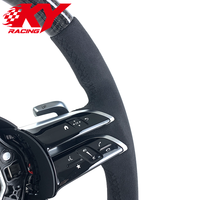 Volant en cuir et fibre de carbone personnalisé pour Mercedes Benz Classe C C300 C200 C180 C260 C43 C63 W212 W222 W464 W205 W204