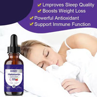 Gouttes liquides de mélatonine Bioby à marque privée OEM 5mg Framboise Force Maximale Soutien Sommeil Profond Sublingual 60ml Adultes
