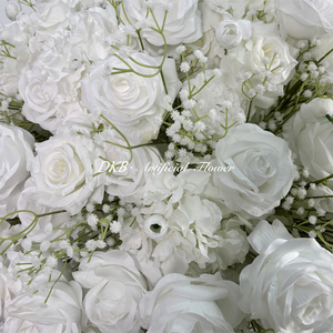 Boules de fleurs artificielles réalistes DKB, roses en soie, centres de table pour mariage, décorations de table, en vrac, différentes tailles, faites à la main - Product Image 4