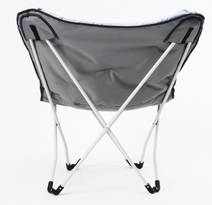 Comoda sedia a farfalla pieghevole per interni con schienale alto e accogliente con coperture di ricambio - Product Image 3
