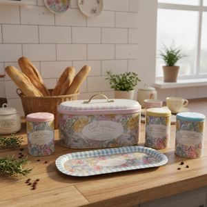 Ensemble de 5 pièces en métal pour pain et épices Evle Cafe De Paris Collection - Product Image 3