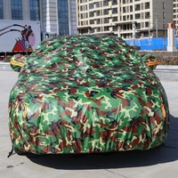 Housse de voiture épaisse en polyester et soie, Camouflage, tissu Oxford, protection solaire, imperméable, pour l'extérieur