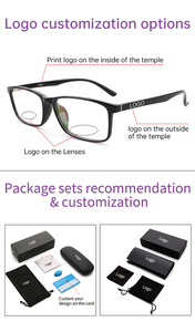 Gafas de Titanio Puro para <span class=keywords><strong>Miopía</strong></span> para Hombre, Montura Completa, Estilo Ejecutivo, Anti-luz Azul, con Lentes Fotocromáticas, con Graduación para <span class=keywords><strong>Astigmatismo</strong></span>, Modelo 18526 - Product Image 3