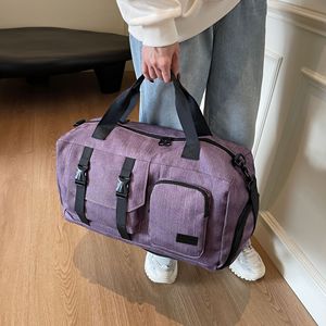 Sac de sport unisexe Oxford multifonctionnel géométrique personnalisé, fermeture éclair durable, sangle réglable, léger, tendance, sac de yoga - Product Image 3