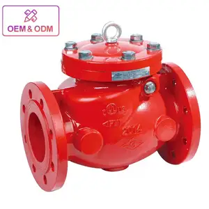 High Quality Electric Solenoid Water Valve Dn50 Fm200 Valve Channel Mounted Penstock Flanged type Swing Check Valve