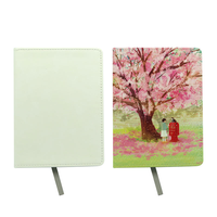 Carnet en cuir personnalisé imprimé en couleur, couverture vierge, journal de sublimation, portable, A4, A5, A6, style professionnel pour l'école