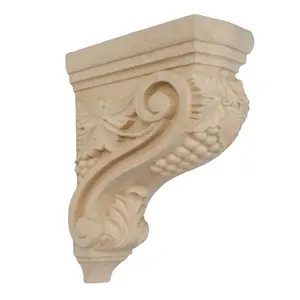 素敵な彫刻絶妙な装飾コーベルインテリアとエクステリア装飾彫刻コーベル卸売木製コーベル