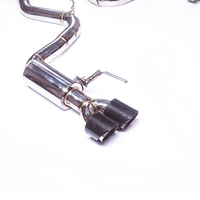 Tuyau de descente Catback en acier inoxydable haute Performance 3 "pour système d'échappement de voiture FORD MUSTANG EcoBoost 14 jusqu'à 2.3T