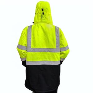 Chaqueta DE SEGURIDAD Chaqueta reflectante amarilla Ropa de construcción Chaquetas Sudadera Ropa DE SEGURIDAD reflectante de alta visibilidad - Product Image 6
